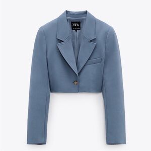 New Zara cropped blazer size xs